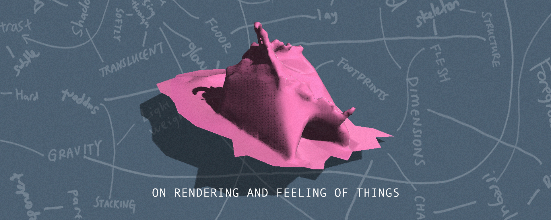 On rendering and feeling of things