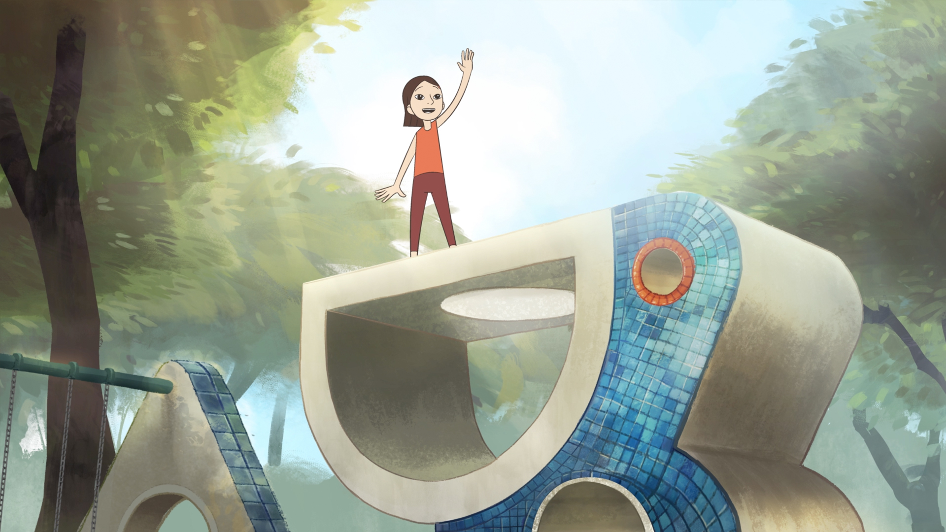 Film still of 'Playgrounds' (2017)