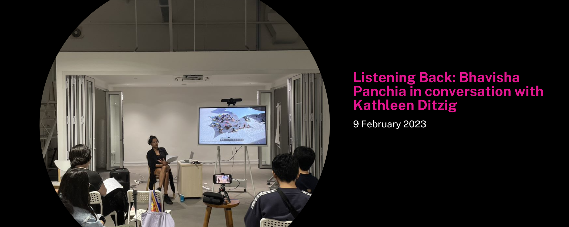 Listening Back: Bhavisha Panchia in conversation with Kathleen Ditzig 
