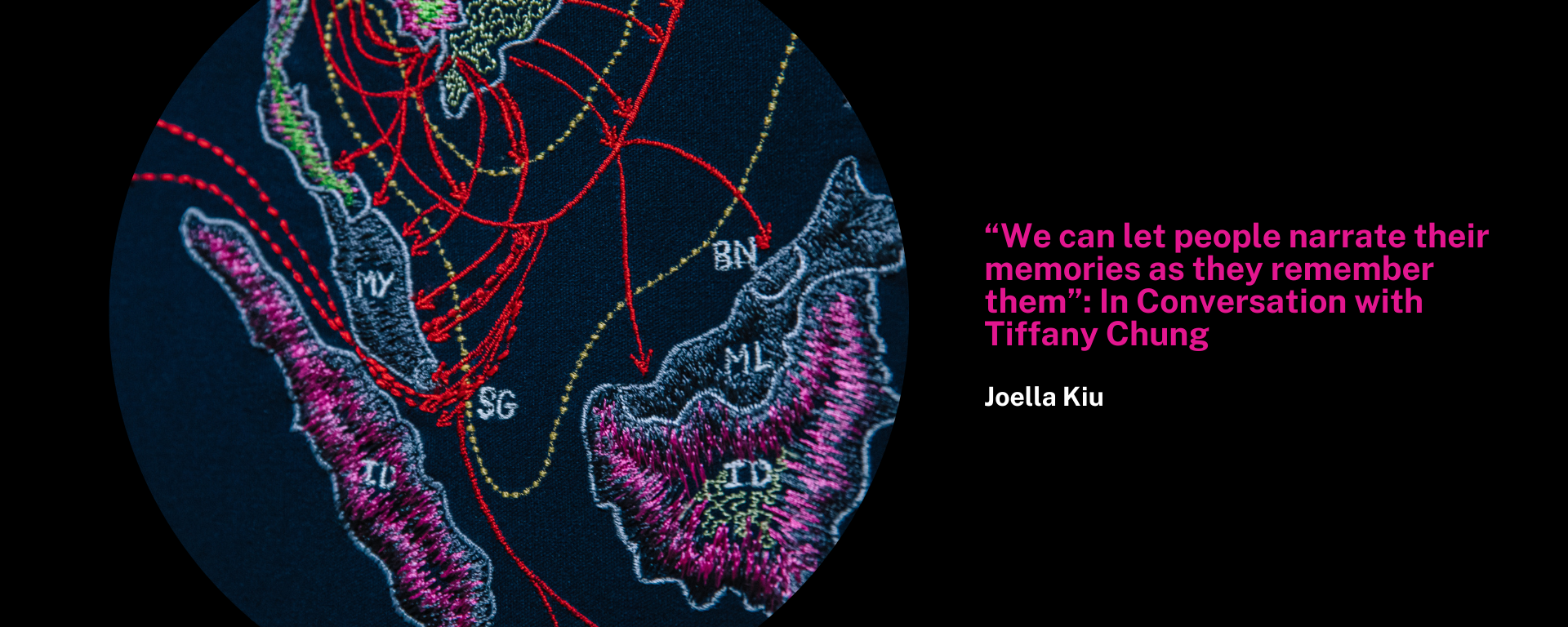 “We can let people narrate their memories as they remember them”: In Conversation with Tiffany Chung